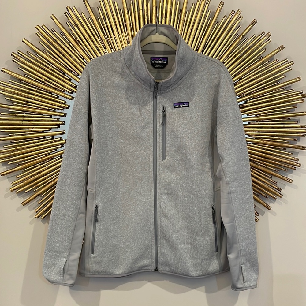 Patagonia Grey Better Sweater Zip Up Sweater